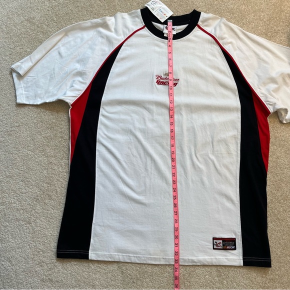 VINTAGE NEW Chase Authentics Shirt Mens XXL 2XL Racing Dale Jr. Budweiser FLAW - Picture 10 of 14